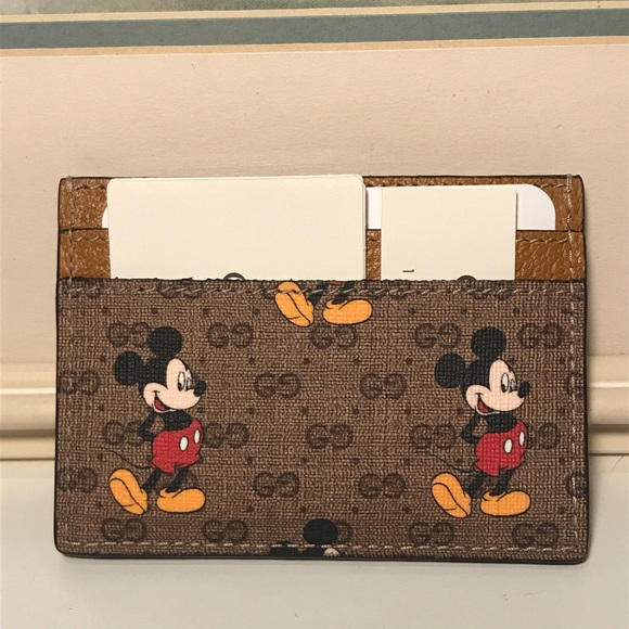 BRAND NEW Gucci Disney Mickey Cardholder Case - Picture 4 of 7